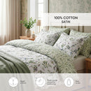 Eden Sauvage - Drap-Housse Satin De Coton - Uni Vert Clair