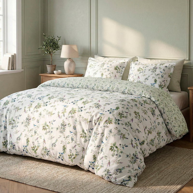 Eden Sauvage - Drap-Housse Satin De Coton - Uni Vert Clair