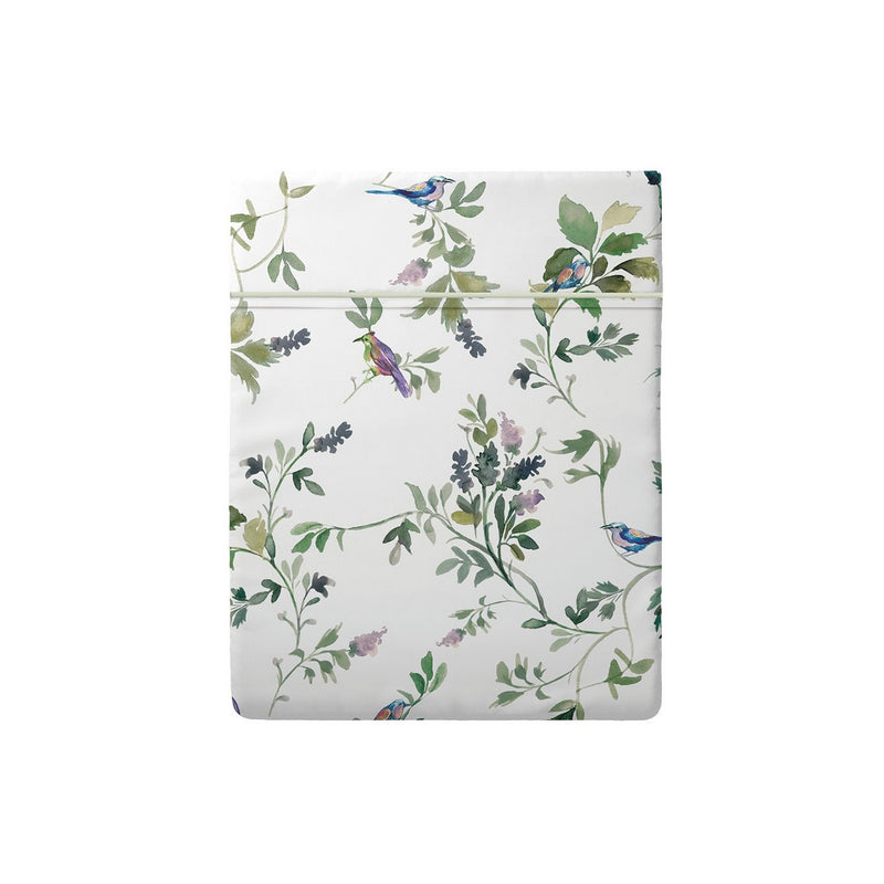Eden Sauvage - Drap Plat Satin De Coton - Eden Sauvage Blanc