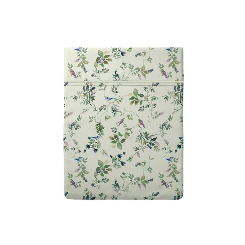 Eden Sauvage - Drap Plat Satin De Coton - Eden Sauvage Vert Clair