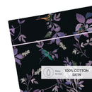 Eden Sauvage - Drap Plat Satin De Coton - Eden Sauvage Noir