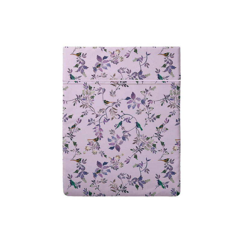 Eden Sauvage - Drap Plat Satin De Coton - Eden Sauvage Violet Clair