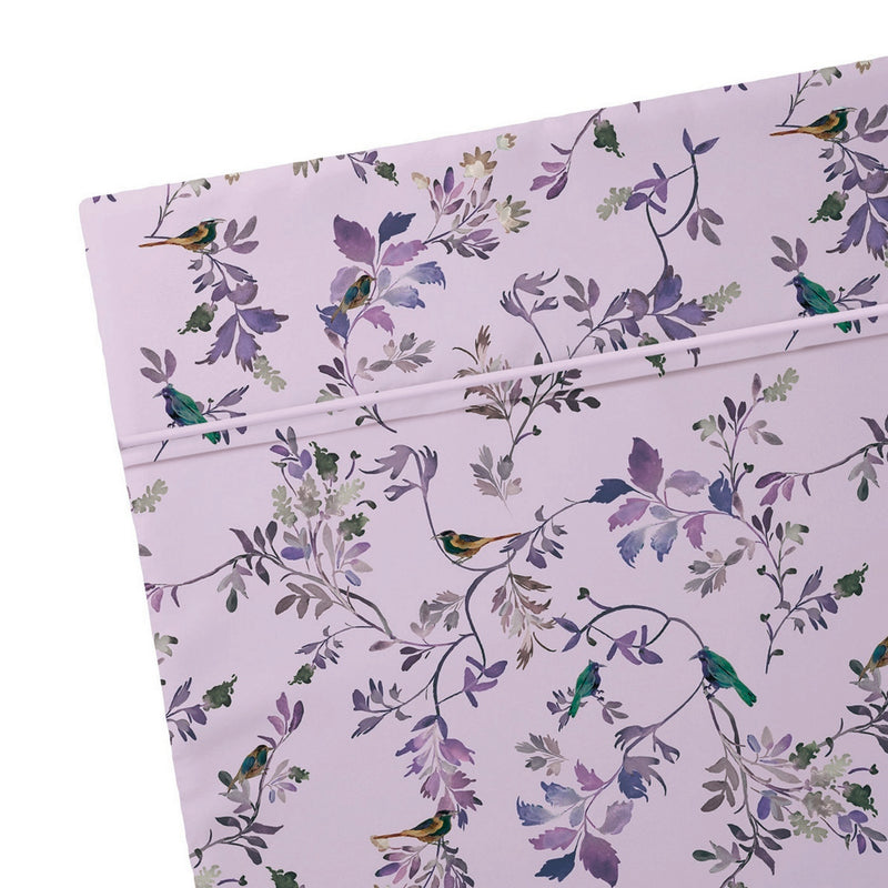 Eden Sauvage - Drap Plat Satin De Coton - Eden Sauvage Violet Clair