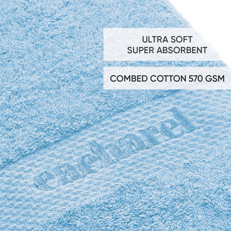 Brise - Serviette Coton Peigné - Brise Poudre Bleu