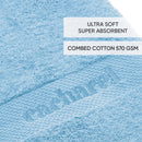 Brise - Drap De Bain Coton Peigné - Brise Poudre Bleu