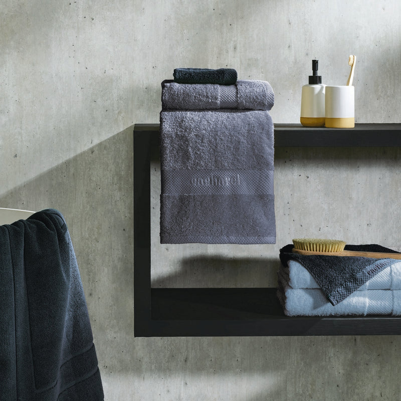 Brise - Serviette + Drap De Bain Coton Peigné - Brise Poudre Bleu