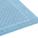 Uni - Tapis De Bain Coton Peigné - Poudre Bleu