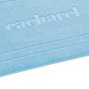 Design 2 - Tapis De Bain Coton Peigné - Poudre Bleu