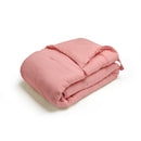Uni - Édredon Avec Glands Gaze De Coton - Uni Rose 06