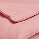 Uni - Couverture Gaze De Coton - Uni Rose 06