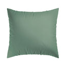 Uni - Taie D'Oreiller Gaze De Coton - Uni Vert 12