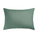 Uni - Taie D'Oreiller Gaze De Coton - Uni Vert 12