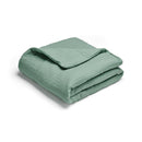 Uni - Couverture Gaze De Coton - Uni Vert 12