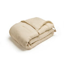 Uni - Édredon Avec Glands Gaze De Coton - Uni Taupe 07