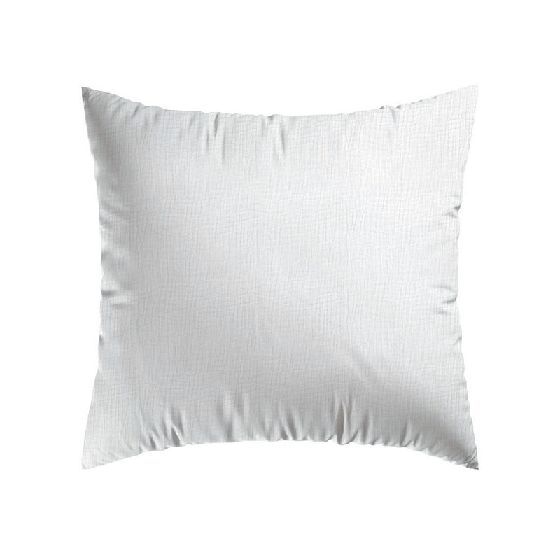 Uni - Taie D'Oreiller Gaze De Coton - Uni Blanc 02