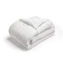 Uni - Édredon Avec Glands Gaze De Coton - Uni Blanc 02