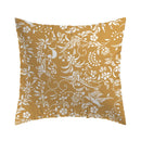 Birds - Set De 2 Taies D'Oreiller Satin De Coton Birds Jaune
