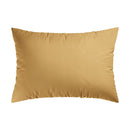 Uni - Taie D'Oreiller Gaze De Coton - Uni Jaune 04