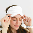 Ysia - Masque De Nuit En Soie - Ysia Blanc