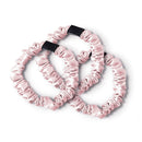 Aflora - Set De 3 Petits Chouchous En Soie - Aflora Rose Clair - D 6 Cm