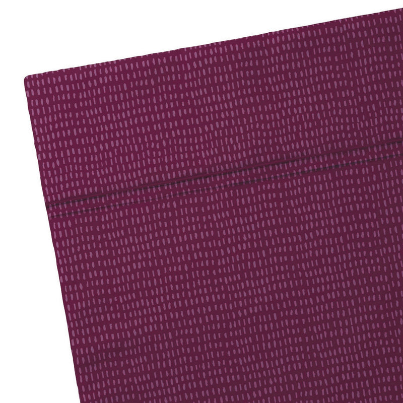 Sérika - Drap Plat Satin De Coton - Sérika Prune
