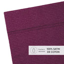 Sérika - Drap Plat Satin De Coton - Sérika Prune