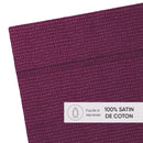 Sérika - Drap Plat Satin De Coton - Sérika Prune