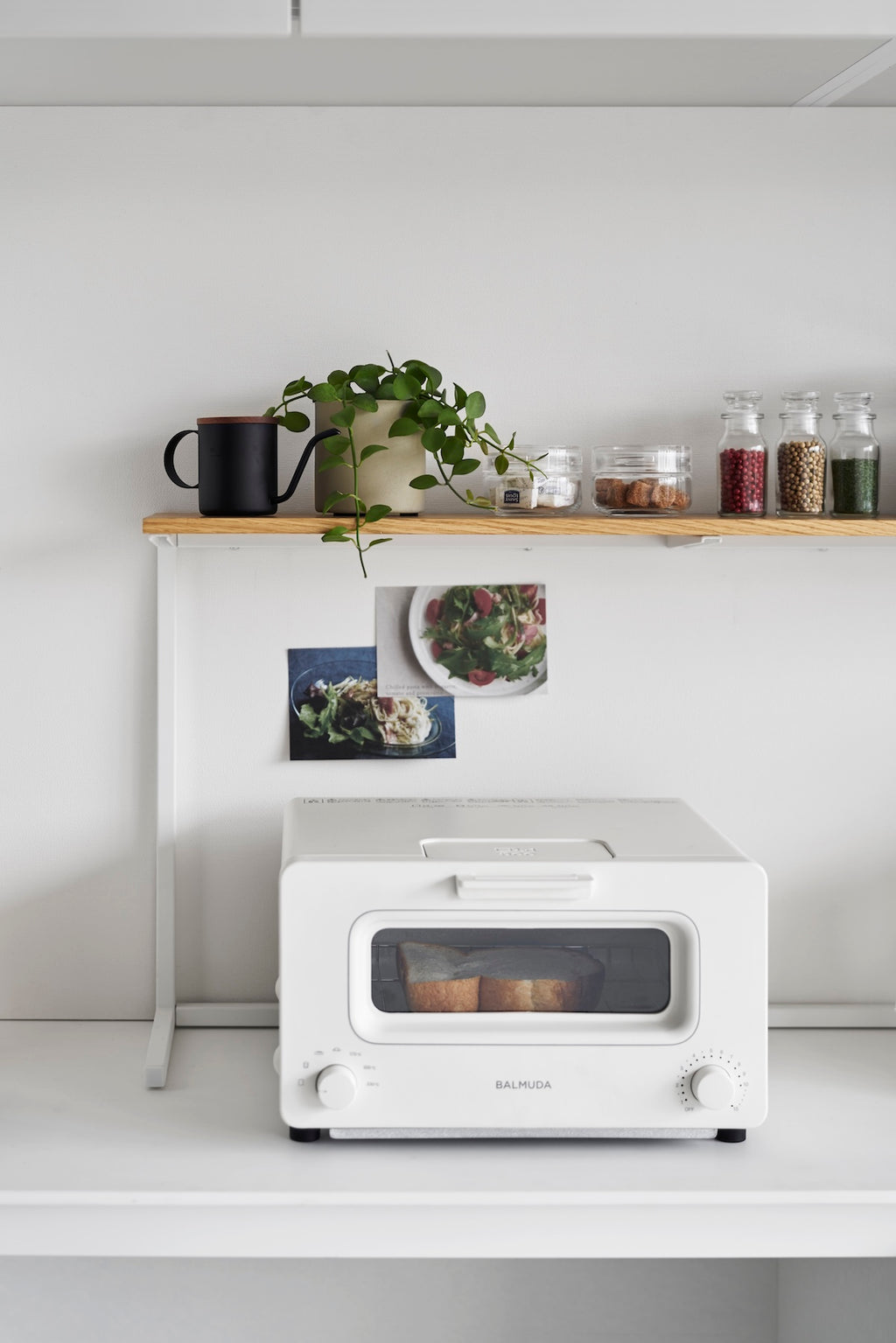 Estantería de Cocina con Balda de Madera Tower - Blanco