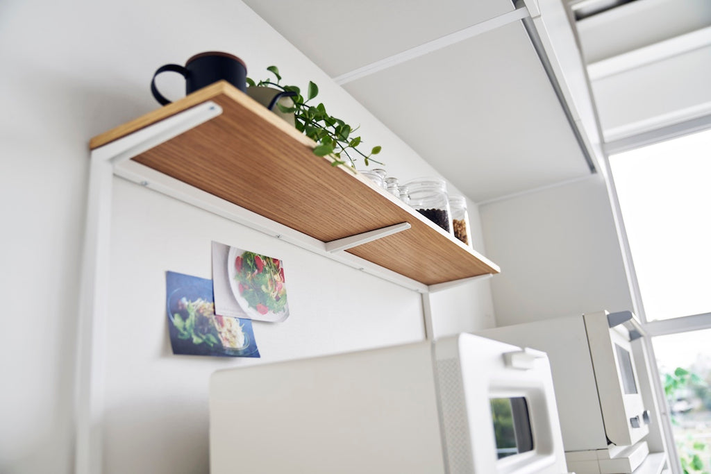 Estantería de Cocina con Balda de Madera Tower - Blanco