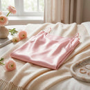 Selèna - Nuisette Courte En Soie - Selèna Rose Clair