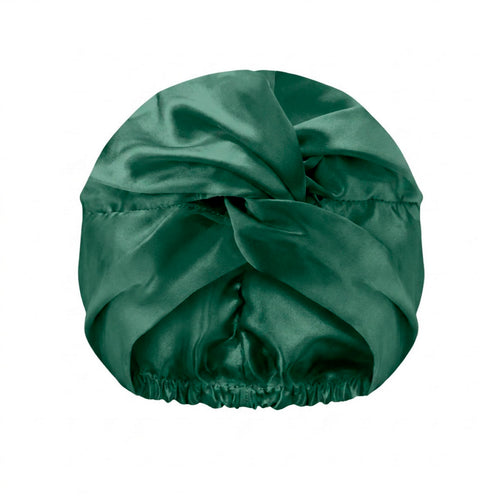 Soléa - Bonnet De Nuit En Soie - Soléa Vert Sauge