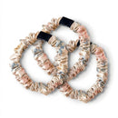 Aflora - Set De 3 Petits Chouchous En Soie - Aflora Daisy - D 6 Cm