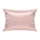 Lunéia - Taie D'Oreiller En Soie - Lunéia Rose Vichy