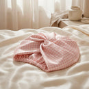 Soléa - Bonnet De Nuit En Soie - Soléa Rose Vichy