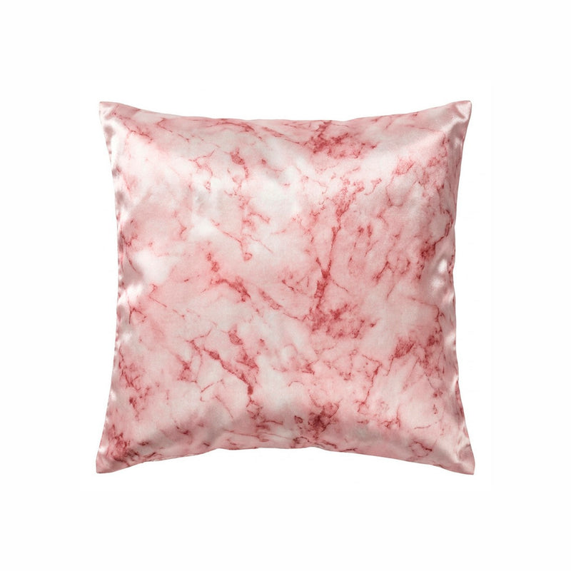 Lunéia - Taie D'Oreiller En Soie - Lunéia Marbre Rose