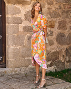 Robe Midi Invitée - Ocre