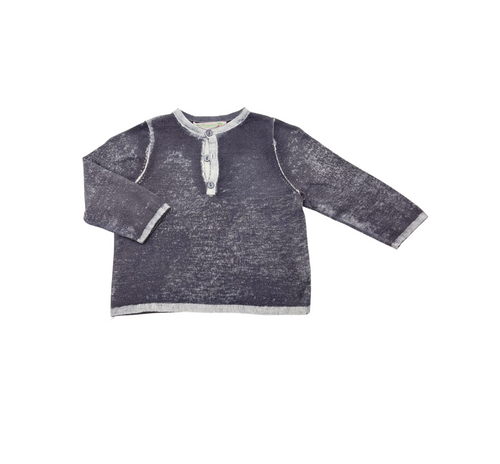 Bonpoint - Pull Gris Foncé - 18 Mois