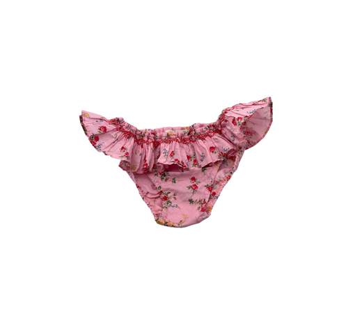 Bonpoint - Short Bloomer Rose Brodée Main - 4 Ans