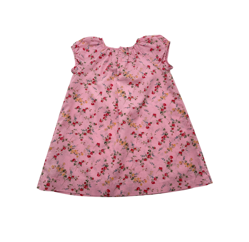 Bonpoint - Robe Rose À Fleurs - 2 Ans