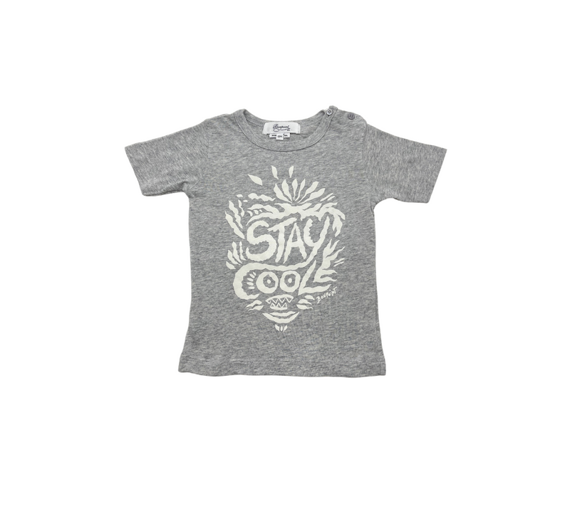 Bonpoint - T-Shirt Gris "Stay Cool" - 12 Mois