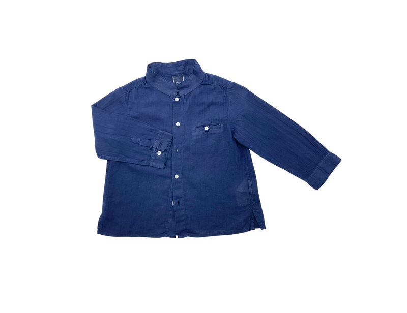 Bonton - Chemise Bleue Marine - 18 Mois