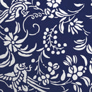 Birds - Set De 2 Taies D'Oreiller Satin De Coton Birds Bleu