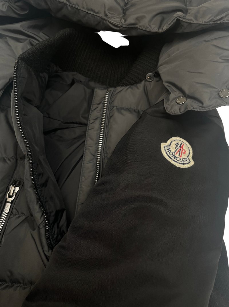 Moncler - Doudoune Noire - 8 Ans