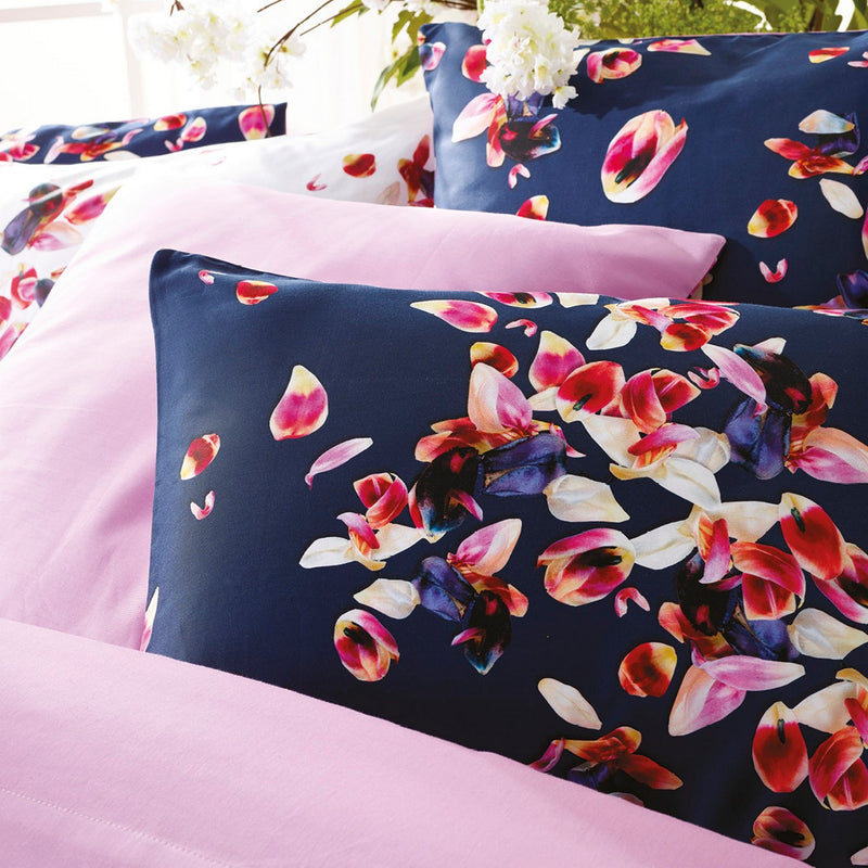 Aurore - Taie D'Oreiller Satin De Coton Aurore Rose