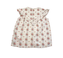 Bonpoint - Robe Écrue À Fleurs - 6 Ans