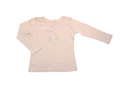 Bonpoint - T-Shirt Manches Longues Rose Pâle Motif Cerise - 3 Ans