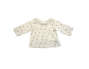 Bonpoint - Blouse Écrue À Fleurs - 6 Mois