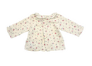 Bonpoint - Blouse Écrue À Fleurs - 6 Mois