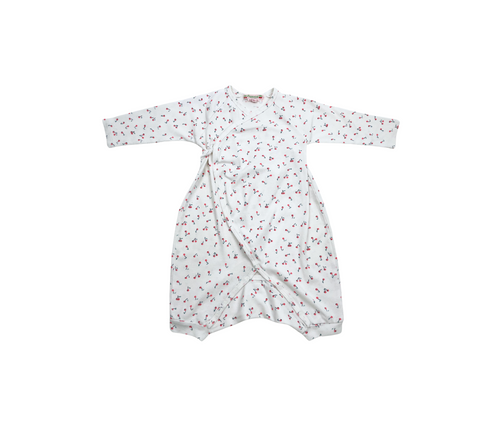 Bonpoint - Pyjama Blanc Motif Cerise - 6 Mois