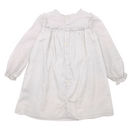 Bonpoint - Robe Blanche À Pois Gris - 3 Ans